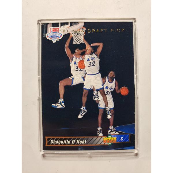 Shaquille O'Neal Upper Deck 1993 #1 NBA Draft Pick Basketball ROOKIE Trading Card