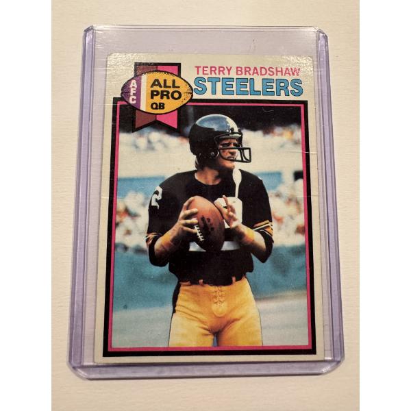 1979 Topps Terry Bradshaw Pittsburgh Steelers Football Card - Mint Condition