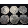Image 3 : Eight Assorted Eisenhower Dollars Including Bicentennials!