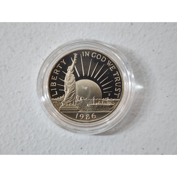 1986-S U.S. Statue of Liberty Commemorative Half Dollar Proof