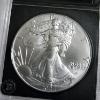 Image 3 : 2024 American Eagle 1 Oz 999 Fine Silver Round in Bradford Exchange Slabbed Authenticated BU