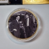 Image 3 : Frank Sinatra & John F. Kennedy Commemorative 24K Gold Plated Coin 