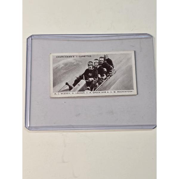 Vintage 1939 Churchman's Cigarettes "Kings of Speed" Series #43 - Exceptional Condition