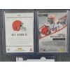 Image 7 : Five Numbered Parallel Odell Beckham Jr. Football Trading Cards in Protective Top Loaders 