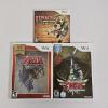 Image 1 : LINK LOT!!! Three Nintendo Wii The Legend Of Zelda Video Games
