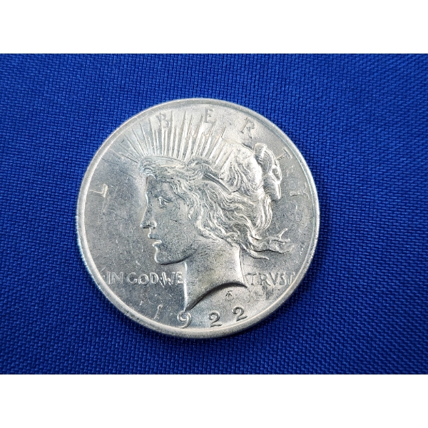 1922 90% Silver Peace Dollar