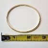 Image 3 : Gorgeous 14K Gold Engraved Bangle Bracelet Total Weight: 3.7g