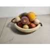 Image 1 : Decorative Bowls, Assorted Artificial Fruits, Rolling Pin, Glass Serving Utensils