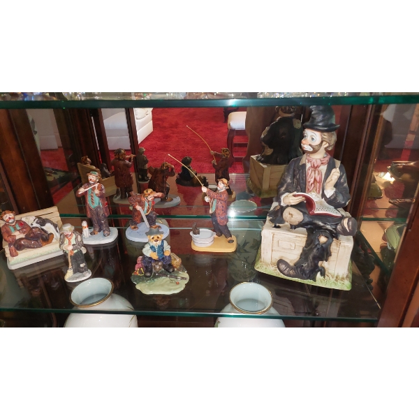 Excellent Group Of Emmet Kelly Figures - 7 Pc In All - Very Collectible
