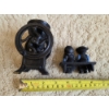 Image 3 : *Pick Up At Mantua Home-No Shipping Available* Collectable Rare Vintage 3 Piece Set & Cast Iron Coin
