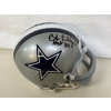 Image 3 : Bob Lilly Autographed Dallas Cowboys Mini Helmet in Storage Cube - HOF '80 - Riddell Helmet