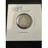Image 1 : 1887 United States Seated Liberty Silver Dime - Incredible Coin