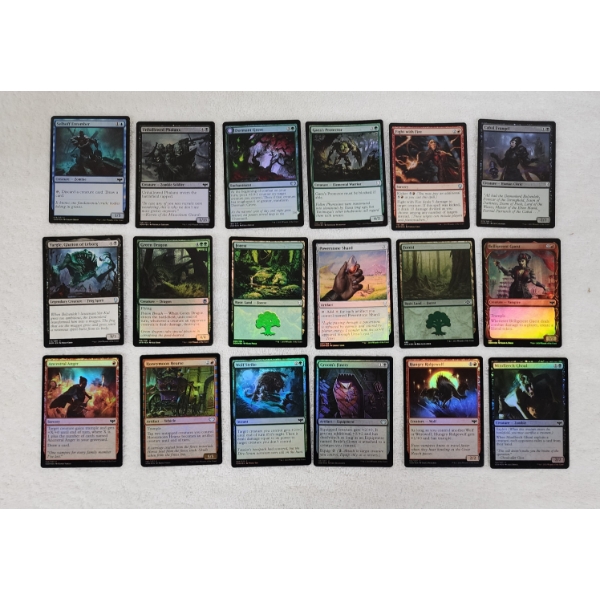 Nice Assortment of 15 Holographic Magic The Gathering MTG Trading Cards 