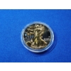 Image 2 : Assorted Gold Plated & Silver Coins - Including 2007 Gold Plated Proof 1 oz Silver Eagle Coin