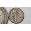 Image 4 : U.S 1943-S 90% Silver Walking Liberty Half Dollar & 1944 90% Silver Mercury Dime - Face Value: $0.60