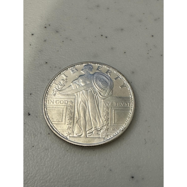 Standing Liberty 1/4 Ounce .999 Fine Silver Troy Ounce Coin - Mint Condition