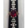 Image 8 : Vintage 10K Yellow Gold Ornate Statement Ring With Emerald Cut Garnet - Size 7.5 - Weight: 3.3g