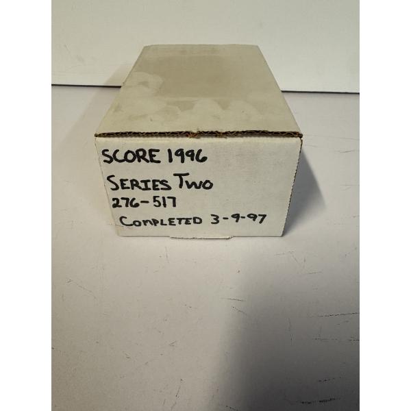 SCORE 1996 Series Two 276-517 Baseball Trading Cards - Completed 3-9-97 - Includes Red Sox - Padres 