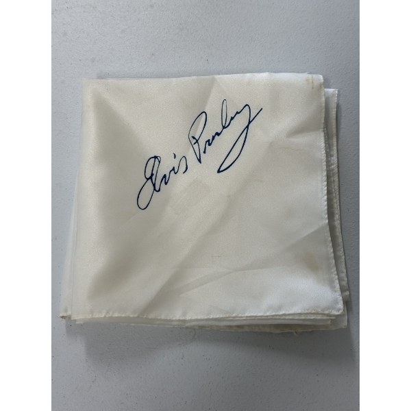 Elvis Presley Autographed Napkin