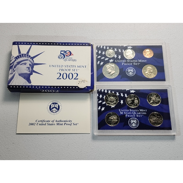 2002 United States Mint Proof Set