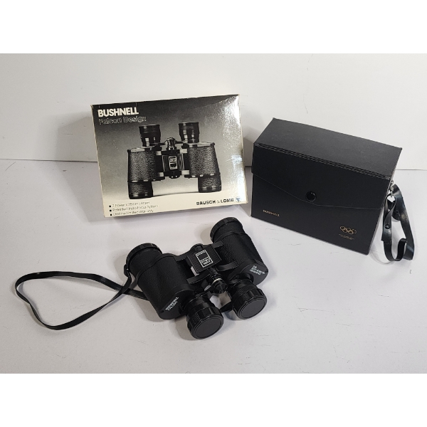 Bushnell Falcon Design Binoculars with Original Box and Carrying Case - Excellent Condition