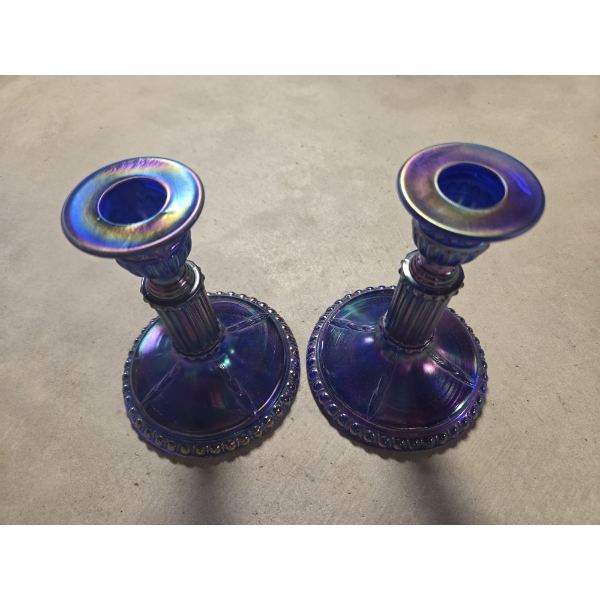 *Pick Up At Mantua Home-No Shipping Available* Fabulous Vintage Imperial 6'' Glass Candlesticks 
