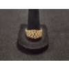 Image 1 : 14K Gold Ring Unique & Intricate Design Size 11 Total Weight: 4.2g