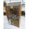 Image 1 : Very Rare - Antique Wooden Gumball Machine 14 x 6 x 7