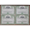 Image 1 : Lot of Four 1960's Grand Union Company Assorted Stock Certificates 