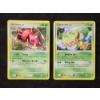 Image 1 : Two Vintage Non-Holo RARE 2007 Pokemon Trading Cards ~ Ariados 20/123 & Carnivine 21/130