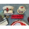 Image 4 : PICKUP IN CANTON - Large Collection Of Christmas Items Including Candles, New Bowl Sets, Coasters