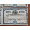 Image 5 : Lot of Four 1940's Bond Stores, Incorporated 100 Shares Stock Certificates 