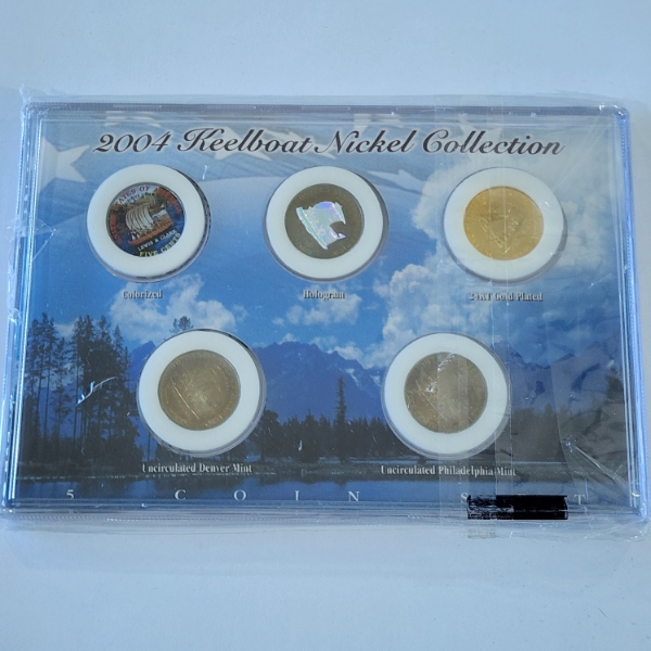 2004 Keelboat Journey Nickel Collection: Colorized, Hologram, Gold-Toned