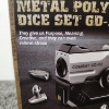 Image 5 : Metal Polyhedral Dice Set GC-X2 ~ Unique Bullet Shaped Dice in Gun Shaped Holder/Dispenser 