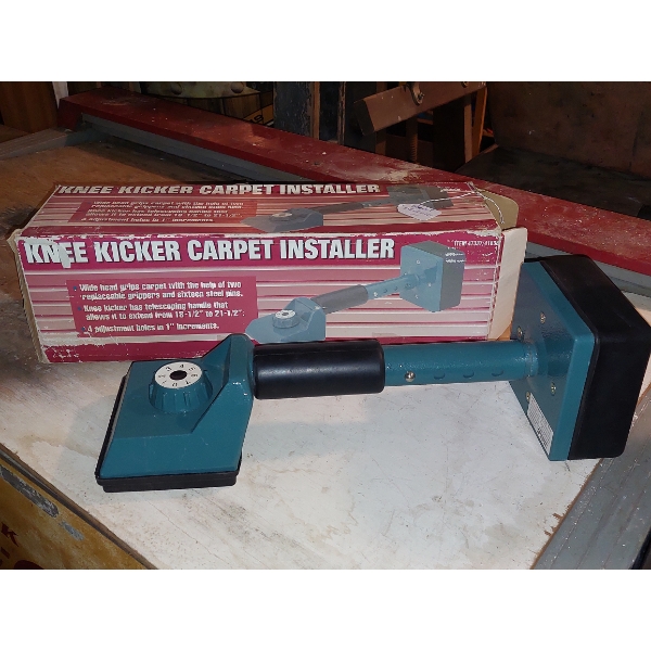New Old Stock  (NOS) Knee Kicker Carpet Installation Tool - New In Original Box