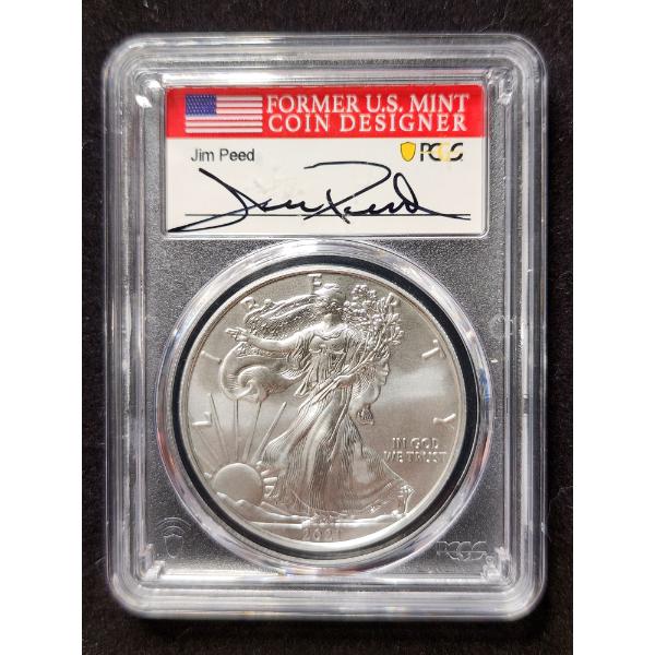PCGS MS70 2021-S 1 Oz Silver Eagle Type 1 Emergency Issue First Day of Issue