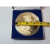 Image 4 : 24K Gold Plated Silver Round - 248.9 Grams .999 Fine Silver - Incredible Collector's Piece! 