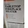 Image 4 : New In Box- Red Stone 1500 Watt Tabletop Fireplace Heater With Real Flame Effect