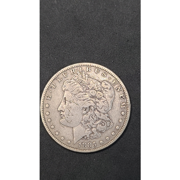 1885 90% Silver Morgan Dollar 