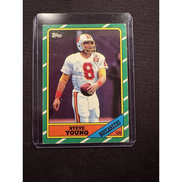 1986 Topps Steve Young Rookie Football Card - Mint Condition