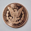Image 2 : Morgan Dollar Design 1 ADVP oz .999 Fine Copper Round