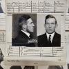 Image 2 : INTERESTING!!! Collection of 5 Antique MUGSHOT Bertillon Criminal Booking Sheets