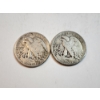 Image 4 : (2) 90% Silver Walking Liberty Half Dollars: 1944, 1942