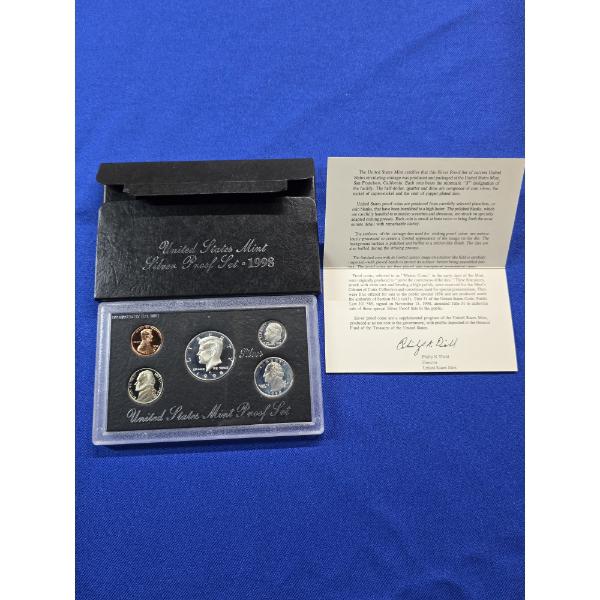 1998- S United States Mint Silver Proof Set - Beautiful Set!