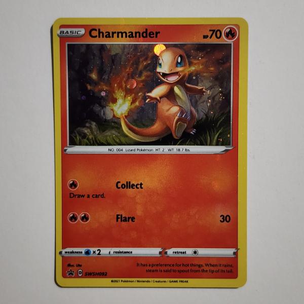 Charmander SWSH092 Black Star Promo Holo Rare Pokemon Trading Card