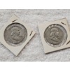 Image 1 : 90% Silver United States Half Dollar Assortment (Franklins) - AFV: $1.00