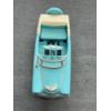 Image 3 : Hallmark 1957 Blue Chevrolet Bel Air Convertible (QHG7103) 6" Classic American Car - Mint Condition