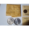 Image 2 : U.S. Custom House Treasury Tokens, x9 Lincoln Head Cents, 1984 24K Gold-Plated Kennedy Half Dollar