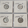 Image 2 : $1.90 Face Value of Assorted Years 90% Silver Mercury Dimes