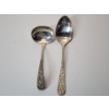 Image 1 : Steiff "Rose" Sterling Silver Serving Spoons TW: 136.0g